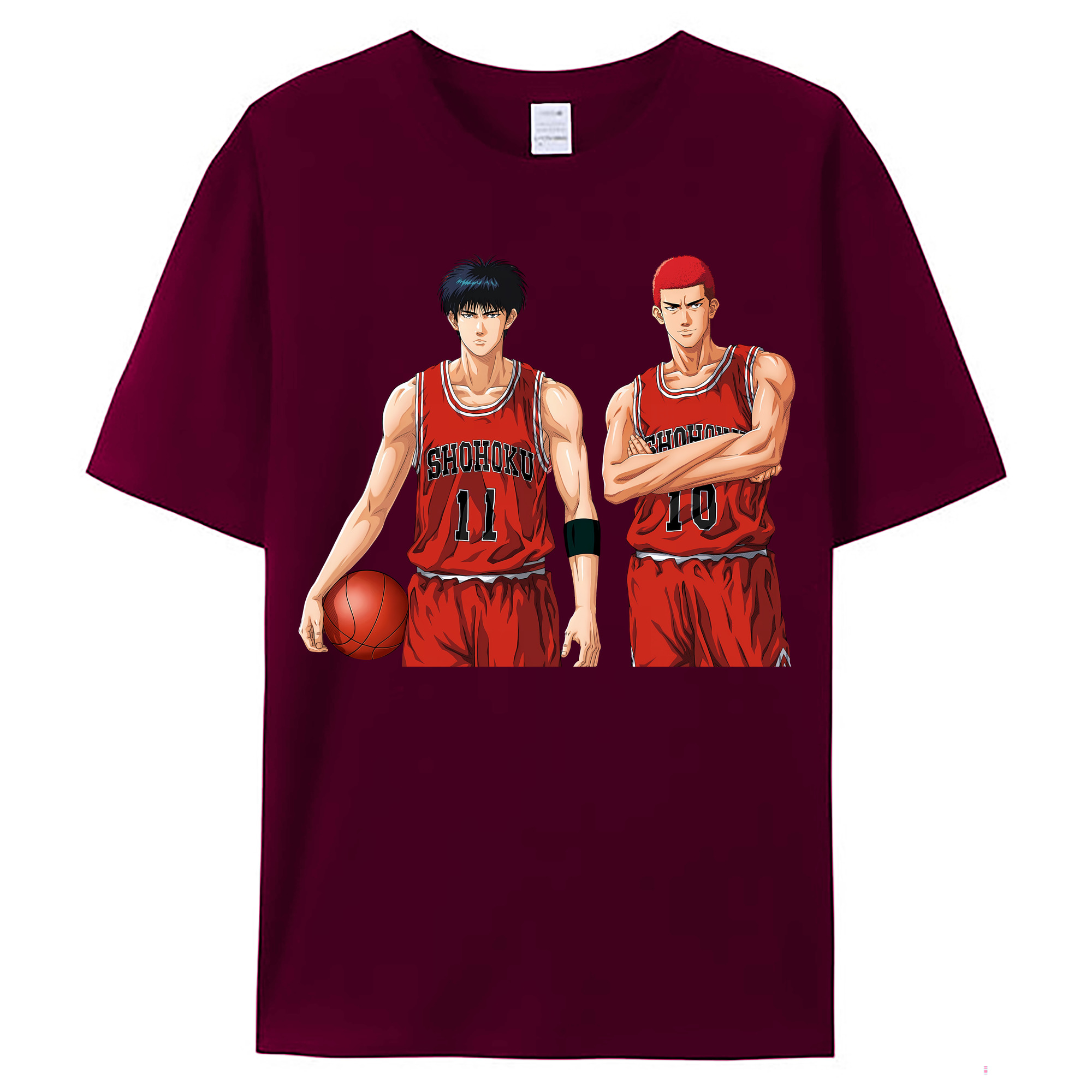 （画像用） SLAM DUNK／スラムダンク レディースカジュアルプリントTシャツ（綿100％）